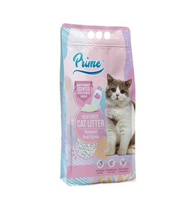 Prime Bentonit Bebek Pudralı Kokulu Topaklaşan İNCE Kedi Kumu 5 Lt