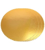 Turta Mendili / Pasta Altlığı Gold -Altın İnce Yuvarlak 20 cm 50 adet