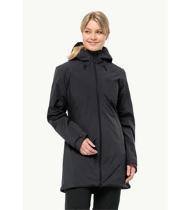 Jack Wolfskin 1115681_6000  Heidelstein Ins JKT W Black Kadın Outdoor Ceket (Siyah)