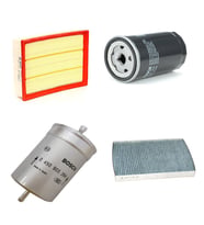Bosch Filtre Bakım Seti Audi A6 1.8 T Benzinli 1998-2004 Hava + Yağ F + Yakıt F. + Polen Bosch