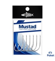 Olta İğnesi - Mustad - 2310 - Krom - No: 2 (6'lı Paket)