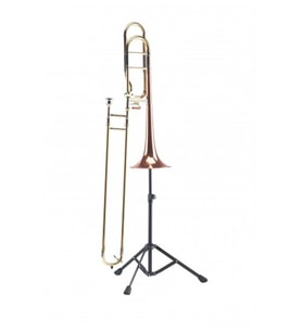 K&M 14990-000-55 Trombon Sehpası (149/9)  Yüksekliği Ayarlanabilir Profesyonel Destek Trombon İçin Güvenli ve Sarsılmaz Duruş