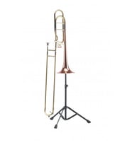 K&M 14990-000-55 Trombon Sehpası (149/9)  Yüksekliği Ayarlanabilir Profesyonel Destek Trombon İçin Güvenli ve Sarsılmaz Duruş