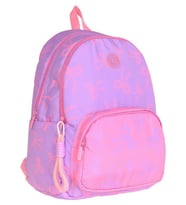 Kaukko Bow Mor Pembe Fiyonk Desenli Okul Çantası K1879