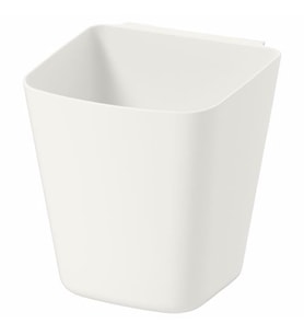 Çok Amaçlı Düzenleyici Kutu IKEA 12x11 cm Toparlayıcı Kutu Beyaz Renk Kalemlik Asılabilir