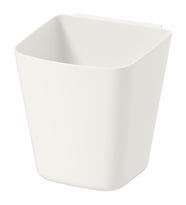 Çok Amaçlı Düzenleyici Kutu IKEA 12x11 cm Toparlayıcı Kutu Beyaz Renk Kalemlik Asılabilir