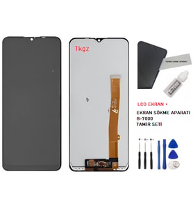 Tkgz - TCL 10SE Uyumlu Lcd Ekran Dokunmatik -A- Kalite + B-7000 + TAMİR SETİ