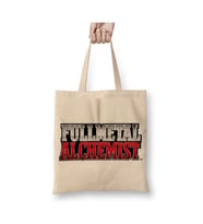 Fullmetal Alchemıst Beyaz Bez Çanta Uzun Saplı Alışveriş Çantası Plaj Çantası