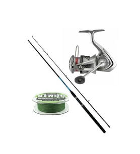 Daiwa Crossfire 4000 - Okuma G-power 240cm 15-40gr Spin Olta Seti (Renksiz)