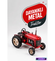 Dekoratif Metal Traktör Biblo Eskitme Hediyelik Maket 0604E-172