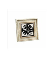 Barok Desen Baskılı Taş Tablo 20x20