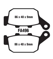Mondial Arka Fren Disk Balatası (Cbs) Fa496 A Kalite 125 Drift L - Vultre 125 İ Kd 125 F