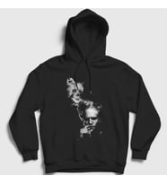 Presmono Unisex Siyah Skull Jason Statham Kapüşonlu Sweatshirt 412012tt