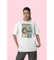 Britney Spears Baskılı Unisex Oversize Şarkıcı Tişört