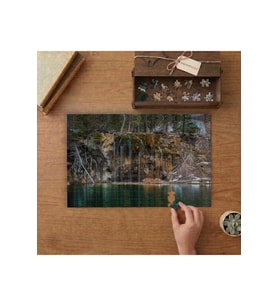 Hanging Gölü - Akarsu - Manzara Tasarımı 240 parça Ahşap Puzzle Ahşap Kutuda MP06360