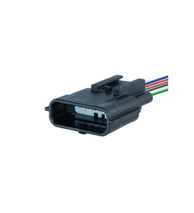 Gaz Kelebek Soketi Dişi 6 Pin Kablolu