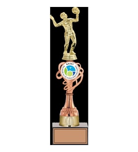 ODAK KUPA - Figürlü Kupalar - Voleybol Kadın Figürlü Kupalar FG-036 C - 38 cm