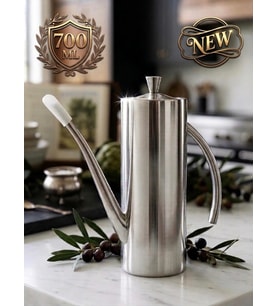 NUMAX 304 Lüks Paslanmaz Çelik Yağdanlık-Demlik 700 ML 1-2-3 ADET ,Ateşe Uygun & Şık Sofra & Mutfak Kullanımı