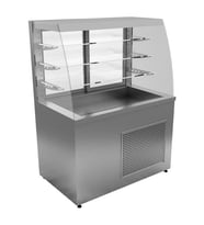 Öztiryakiler Self Servis Sıcak Teşhir Dolabı, 120 Cm, Etd - 25h12 Model
