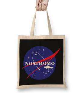 Nostromo NASA Logo Alien Bez Çanta Uzun Saplı
