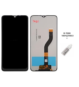Tkgz - Samsung Galaxy A10 - SM-A105 Uyumlu Lcd Ekran Dokunmatik Servis + B-7000