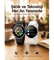 Akıllı Saat Arama Cevaplama Müzik Dinleme Gps Takibi