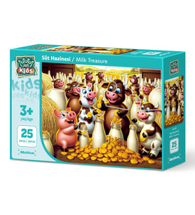 Art Çocuk Süt Hazinesi 25 Parça Puzzle