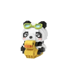 LZ-8634 ÖRDEKLİ PANDA 190 PARÇA BLOCK OYUNCAK-MİNİ POŞET