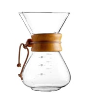 Chemex - 6 cup Ahşap Tutacaklı Filtre Kahve Demleme