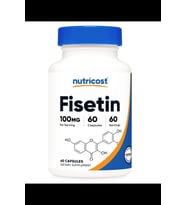 Nutricost Fisetin 100mg  60 Capsul. Usa Menşei.3839 (Renksiz)