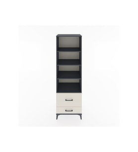 Hyperion Dolap 4 Raflı 2 Çekmeceli 60x44x195 Antrasit-Aytaşı
