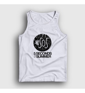 Presmono Unisex Beyaz Logo 5 Seconds Of Summer Atlet 78970tt (Beyaz)