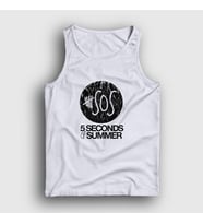 Presmono Unisex Beyaz Logo 5 Seconds Of Summer Atlet 78970tt (Beyaz)