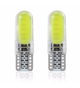 2 ADET SARI RENK - DİPSİZ LED - T10 ÇOK GÜÇLÜ IŞIK HER ARACA UYAR SİLİKONLU
