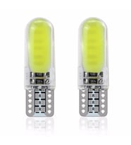 2 ADET SARI RENK - DİPSİZ LED - T10 ÇOK GÜÇLÜ IŞIK HER ARACA UYAR SİLİKONLU