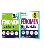 FENOMEN YAYINLARI 8. SINIF Fen Bilimleri A Soru Bankası + Fen Bilimleri 4. Fasikül (Madde Ve Endüstr