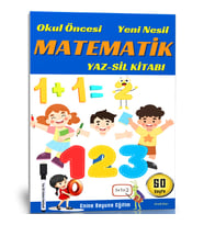 Okul Öncesi Yeni Nesil Matematik YAZ-SİL Kitabı