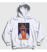 Presmono Unisex Beyaz Slava CCCP Sovyetler Birliği Kapüşonlu Sweatshirt 267727tt