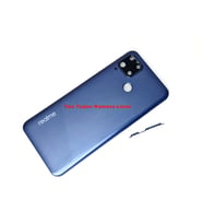 Tkgz Oppo Realme C15 kasa Arka Pil Batarya Kapağı MAVİ
