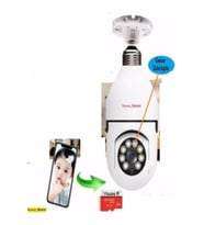 Pazariz Speed Ampul Kamera + 32gb Hafıza Kart 360° Döndürülen Hareketli Kamer