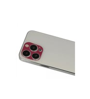 İphone 13 Pro Max Rainbow Kamera Lens Koruma Cam - Koyu Kırmızı