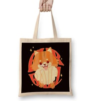 Pomeranian Owner Fur Ball Dog Lover Puppy Fans Paw Pet Bez Çanta Uzun Saplı
