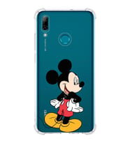 Huawei P Smart 2019  Köşe Korumalı Antişok Kapak Mickey Mouse Tasarımlı Şeffaf  Kılıf