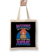 Warning May Start Talking About Anime Kawaii Girl Bez Çanta Uzun Saplı