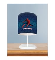 MEKTA HOME BEBEK VE ÇOCUK ODASI Spider Man Desenli Lacivert Abajur