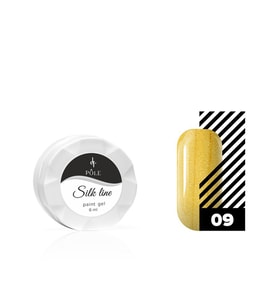 Jel boya & Nail art/dizayn Silk line 09 altın 6 ml. Örümcek ağı