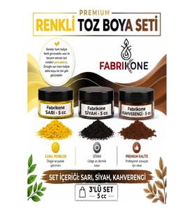 3'lü Set Premium Parafin Soya Wax Toz Mum Boyası Hobi Seti - 5 cc (Sarı, Siyah, Kahverengi) BKFAB3SRSKH5G