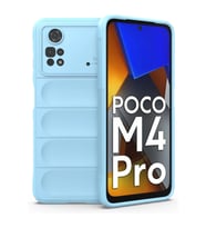 Durukar® Poco M4 Pro 4G Kılıf Optimum Silikon - Sky Blue