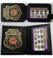 ÖZEL GÜVENLİK ROZETLİ CÜZDAN (2ADET ) SATINAL-SADECE ÖZEL GÜVENLİK KIMLIK KARTLI,GÜVENLİK GÖREVLİSİ SATIN ALABILIR,SIVILE SATILMAZ
