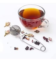 MyBru Paslanmaz Çelik Top Makas Çay Kahve Bitki Çayı Süzgeci